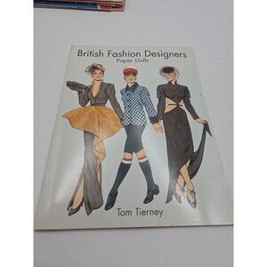 Rare British Fashion Designers Paper Dolls 1950 to 1997 By Tom Tierney
